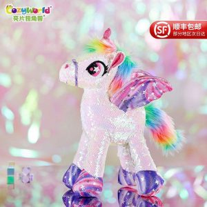 Cadeau Pour Enfants En Peluche Licorne Pailletée Cozyworld, Jouet Tendance Pour Filles, Poupée Mignonne Et Luxe Abordable.  | Jouet En Peluche Pour Enfants Jouet En Peluche Pour Enfants Jouet En Peluche Pour Enfants