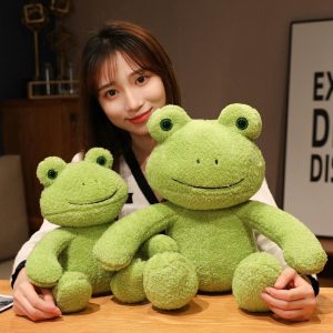 Jouet En Peluche De Grenouille Verte Mignonne, Poupée De Lit, Coussin Pour Enfants, Cadeau D’Anniversaire Pour Fille.  | Jouet En Peluche Pour Enfants Jouet En Peluche Pour Enfants Jouet En Peluche Pour Enfants