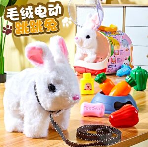 Jouet En Peluche Lapin Électrique Pour Enfants, Peluche Petite Lapine Pour Filles, Cadeau D’Anniversaire Pour Filles.  | Jouet En Peluche Pour Enfants Jouet En Peluche Pour Enfants Jouet En Peluche Pour Enfants