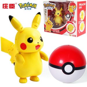 Jouet Pikachu Pokémon Officiel, Figurine Pikachu, Modèle De Balle, Cadeau D’Anniversaire Pour Enfants, Figurine Et Accessoires.  | Jouets D’Animation Pour Enfants Jouets D'Animation Pour Enfants Jouets D'Animation Pour Enfants