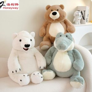 Jouets En Peluche De La Famille Hánméng – Ours Brun, Crocodile, Cadeau D’Anniversaire Pour Fille, Ours En Peluche Pour Enfants.  | Jouet En Peluche Pour Enfants Jouet En Peluche Pour Enfants Jouet En Peluche Pour Enfants