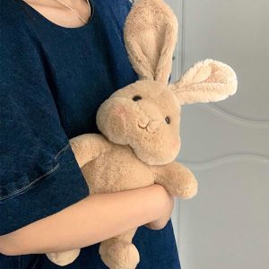 Lapin En Peluche Réaliste En Faux Fourrure Du Danemark Nordique, Jouet Pour Enfants Avec Cou Rotatif, Cadeau D’Accompagnement Apaisant.  | Jouet En Peluche Pour Enfants Jouet En Peluche Pour Enfants Jouet En Peluche Pour Enfants