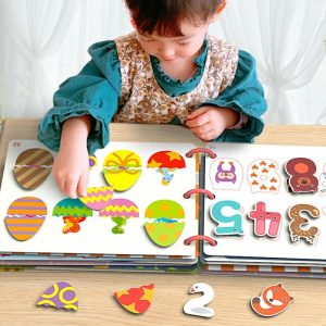 Livre Déchirant Pour Bébé, Livre Éducatif Silencieux Pour Enfants, Livre En Tissu Avec Velcro Montessori Pour L’Éducation Précoce, Adapté Aux Enfants De 1 À 3 Ans.  | Jouets Éducatifs Pour Enfants Jouets Éducatifs Pour Enfants Jouets Éducatifs Pour Enfants