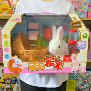 Nora Le Petit Lapin – Maison D’Élevage De Jouets Animaux Réalistes, Adorable Peluche Lapin Blanc, Animal De Compagnie, Cadeau Pour Enfants.  | Jouet En Peluche Pour Enfants Jouet En Peluche Pour Enfants Jouet En Peluche Pour Enfants