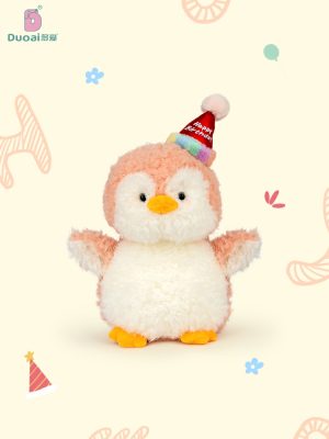 Nouveau Chapeau De Cadeau D’Anniversaire Rua Pingouin, Peluche Mignonne Pour Enfants, Poupée D’Apaisement En Tissu Pour Filles.  | Jouet En Peluche Pour Enfants Jouet En Peluche Pour Enfants Jouet En Peluche Pour Enfants