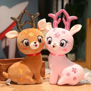 Peluche De Cerf Sika Mignonne, Poupée Pour Filles, Coussin D’Apaisement Pour Enfants, Cadeau De Noël.  | Jouet En Peluche Pour Enfants Jouet En Peluche Pour Enfants Jouet En Peluche Pour Enfants