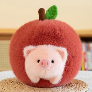 Peluche De Cochon En Forme De Pomme Pour Enfants, Jouet En Peluche À Cacher Et À Dérober, Poupée Amovible, Cadeau Pour Filles.  | Jouet En Peluche Pour Enfants Jouet En Peluche Pour Enfants Jouet En Peluche Pour Enfants