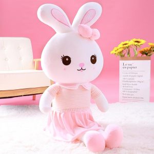 Peluche De Lapin Mignonne, Jouet Pour Enfants, Cadeau D’Anniversaire Pour Filles, Poupée Princesse En Tissu, Petit Lapin Blanc.  | Jouet En Peluche Pour Enfants Jouet En Peluche Pour Enfants Jouet En Peluche Pour Enfants