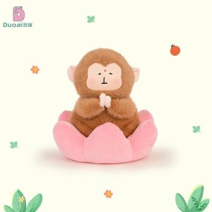 Peluche De Petit Singe Zen Avec Expressions Mignonnes, Série De Figurines, Jouet D’Apaisement Pour Enfants, Cadeau D’Anniversaire Pour Garçons Et Filles.  | Jouet En Peluche Pour Enfants Jouet En Peluche Pour Enfants Jouet En Peluche Pour Enfants