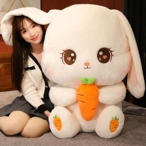 Peluche Lapin Mignon Avec Coussin En Forme De Carotte, Jouet Pour Filles, Peluche Pour Enfants, Idéal Pour Dormir.  | Jouet En Peluche Pour Enfants Jouet En Peluche Pour Enfants Jouet En Peluche Pour Enfants