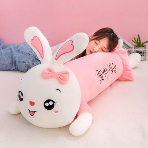 Peluche Lapin Mignonne Pour Filles, Coussin De Sommeil, Jouet Pour Enfants, Poupée En Tissu À Câliner, Peluche À Placer Entre Les Jambes.  | Jouet En Peluche Pour Enfants Jouet En Peluche Pour Enfants Jouet En Peluche Pour Enfants