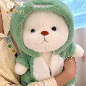 Peluche Ours En Peluche Câlin, Jouet En Peluche Adorable Pour Filles, Poupée De Sommeil, Coussin Apaisant Pour Enfants, Cadeau D’Anniversaire.  | Jouet En Peluche Pour Enfants Jouet En Peluche Pour Enfants Jouet En Peluche Pour Enfants