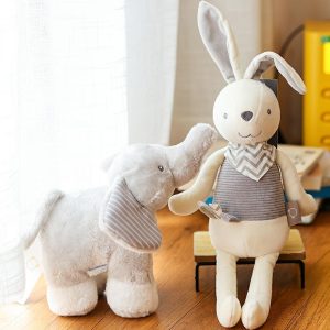 Peluche Pour Nouveau-Né À Câliner, Jouet À Mordiller En Forme D’Éléphant Ou De Lapin, Doudou Apaisant En Peluche Pour Enfants.  | Jouet En Peluche Pour Enfants Jouet En Peluche Pour Enfants Jouet En Peluche Pour Enfants