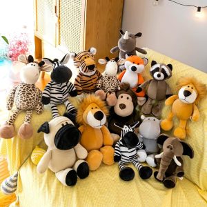 Peluches D’Animaux De La Forêt : Girafe, Éléphant, Lion, Singe, Chien, Tigre – Jouets En Peluche Pour Enfants, Poupées Apaisantes Pour Les Anniversaires.  | Jouet En Peluche Pour Enfants Jouet En Peluche Pour Enfants Jouet En Peluche Pour Enfants