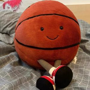 Poupée En Peluche De Basket-Ball Et Football Créative Pour Garçons, Cadeau D’Anniversaire Mignon Pour Enfants Et Petits Amis, Coussin En Peluche.  | Jouet En Peluche Pour Enfants Jouet En Peluche Pour Enfants Jouet En Peluche Pour Enfants