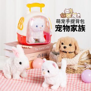 Sac À Dos En Peluche Réaliste De Chaton Qui Marche Et Miaule, Jouet De Compagnie Électrique Pour Filles, Cadeau D’Anniversaire, Peluche De Chat.  | Jouet En Peluche Pour Enfants Jouet En Peluche Pour Enfants Jouet En Peluche Pour Enfants