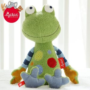 Sigikid Allemagne – Peluche Grenouille Mignonne En Tissu Patchwork Pour Enfants, Jouet Doux Et Compagnon Pour Garçons Et Filles.  | Jouet En Peluche Pour Enfants Jouet En Peluche Pour Enfants Jouet En Peluche Pour Enfants