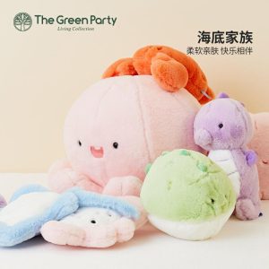 Thegreenparty Peluches Série Famille Sous-Marine Cadeau Pour Enfants Coussin De Sommeil Jouet Peluche  | Jouet En Peluche Pour Enfants Jouet En Peluche Pour Enfants Jouet En Peluche Pour Enfants